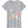 image:imageLittle Twin Stars Love is in The Air Valentine Tee Shirt TShirtHeather Grey