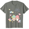 image:imageLittle Twin Stars Love is in The Air Valentine Tee Shirt TShirtOlive Heather