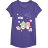 image:imageLittle Twin Stars Love is in The Air Valentine Tee Shirt TShirtPurple Heather