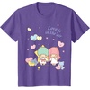 image:imageLittle Twin Stars Love is in The Air Valentine Tee Shirt TShirtPurple Heather
