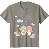 image:imageLittle Twin Stars Love is in The Air Valentine Tee Shirt TShirtSlate Grey