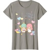 image:imageLittle Twin Stars Love is in The Air Valentine Tee Shirt TShirtSlate Grey