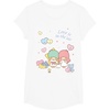 image:imageLittle Twin Stars Love is in The Air Valentine Tee Shirt TShirtWhite