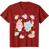image:imageLittle Twin Stars and Friends Easter Tee Shirt TShirtCranberry Red