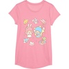 image:imageLittle Twin Stars and Friends Easter Tee Shirt TShirtPink