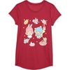 image:imageLittle Twin Stars and Friends Easter Tee Shirt TShirtRed Heather