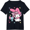 image:imageMy Melody and Friend Sweet Hearts Tee Shirt TShirtBlack