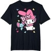 image:imageMy Melody and Friend Sweet Hearts Tee Shirt TShirtBlack