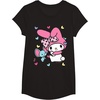 image:imageMy Melody and Friend Sweet Hearts Tee Shirt TShirtBlack