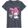 image:imageMy Melody and Friend Sweet Hearts Tee Shirt TShirtHeather Blue