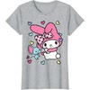 image:imageMy Melody and Friend Sweet Hearts Tee Shirt TShirtHeather Grey
