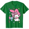 image:imageMy Melody and Friend Sweet Hearts Tee Shirt TShirtKelly Green