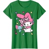 image:imageMy Melody and Friend Sweet Hearts Tee Shirt TShirtKelly Green