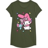 image:imageMy Melody and Friend Sweet Hearts Tee Shirt TShirtOlive Green