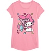 image:imageMy Melody and Friend Sweet Hearts Tee Shirt TShirtPink