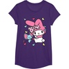 image:imageMy Melody and Friend Sweet Hearts Tee Shirt TShirtPurple