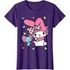 image:imageMy Melody and Friend Sweet Hearts Tee Shirt TShirtPurple