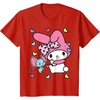 image:imageMy Melody and Friend Sweet Hearts Tee Shirt TShirtRed