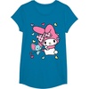 image:imageMy Melody and Friend Sweet Hearts Tee Shirt TShirtSapphire Blue
