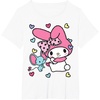 image:imageMy Melody and Friend Sweet Hearts Tee Shirt TShirtWhite