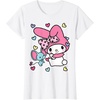 image:imageMy Melody and Friend Sweet Hearts Tee Shirt TShirtWhite
