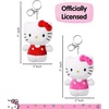 image:imageSALLY ROSE Care BearsStitch or Hello Kitty and Friends Plush Keychain Set Cute Keychains Bag Charms and Purse AccessoriesHello Kitty