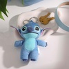 image:imageSALLY ROSE Care BearsStitch or Hello Kitty and Friends Plush Keychain Set Cute Keychains Bag Charms and Purse AccessoriesStitch Blue