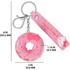 image:imageSALLY ROSE Hello Kitty Liquid Keychain  Sanrio Bag Charms with Wrist Strap for Backpacks amp Purses Official LicenseHello Kitty Pink Donut