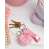 image:imageSALLY ROSE Hello Kitty Liquid Keychain  Sanrio Bag Charms with Wrist Strap for Backpacks amp Purses Official LicenseHello Kitty Pink Donut