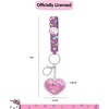 image:imageSALLY ROSE Hello Kitty Liquid Keychain  Sanrio Bag Charms with Wrist Strap for Backpacks amp Purses Official LicenseHello Kitty Purple Heart