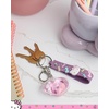 image:imageSALLY ROSE Hello Kitty Liquid Keychain  Sanrio Bag Charms with Wrist Strap for Backpacks amp Purses Official LicenseHello Kitty Purple Heart