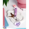 image:imageSALLY ROSE Hello Kitty Liquid Keychain  Sanrio Bag Charms with Wrist Strap for Backpacks amp Purses Official LicenseKuromi Purple