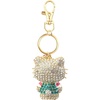 image:imageSALLY ROSE Pave Crystal Hello Kitty and Friends Bag Charm with Lobster Clip Official License Cute Keychains Sanrio GiftsBlue