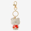 image:imageSALLY ROSE Pave Crystal Hello Kitty and Friends Bag Charm with Lobster Clip Official License Cute Keychains Sanrio GiftsHello Kitty Red