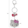 image:imageSALLY ROSE Pave Crystal Hello Kitty and Friends Bag Charm with Lobster Clip Official License Cute Keychains Sanrio GiftsHelo Kitty Multi Charms