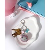 image:imageSALLY ROSE Pave Crystal Hello Kitty and Friends Bag Charm with Lobster Clip Official License Cute Keychains Sanrio GiftsMy Mel Multi Charms
