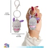 image:imageSALLY ROSE Pave Crystal Hello Kitty and Friends Bag Charm with Lobster Clip Official License Cute Keychains Sanrio GiftsPochacco Purple