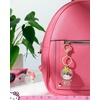 image:imageSALLY ROSE Pave Crystal Hello Kitty and Friends Bag Charm with Lobster Clip Official License Cute Keychains Sanrio GiftsStrawberry Pink