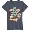 image:imageand Friends Collage Tee Shirt TShirtHeather Blue