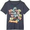 image:imageand Friends Collage Tee Shirt TShirtHeather Blue
