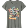 image:imageand Friends Collage Tee Shirt TShirtOlive Heather