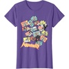 image:imageand Friends Collage Tee Shirt TShirtPurple Heather