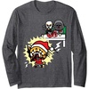 image:imageAggretsuko Raging Christmas Karaoke Long Sleeve Shirt Long Sleeve TShirtDark Heather Grey