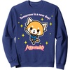 image:imageAggretsuko Tomorrow is a New Day Sweatshirt SweatshirtNavy Blue