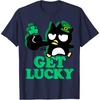 image:imageBadtz  Maru Get Lucky St Patricks Tee Shirt TShirtNavy Blue