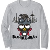 image:imageBadtz  Maru Vampire Halloween Long Sleeve Shirt Long Sleeve TShirtHeather Grey