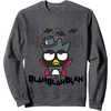 image:imageBadtz  Maru Vampire Halloween Sweatshirt SweatshirtDark Heather Grey