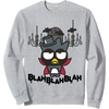 image:imageBadtz  Maru Vampire Halloween Sweatshirt SweatshirtHeather Grey