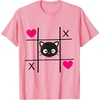 image:imageChococat Tic Tac Toe Valentine Tee Shirt Men Women Girls Kids TShirtPink