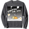 image:imageGudetama Fried Egg the 13th Halloween Sweatshirt SweatshirtDark Heather Grey